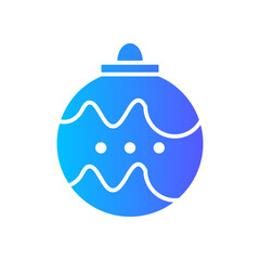 bauble gradient icon
