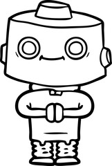 cartoon robot