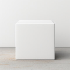 mockup_white box product / Generative AI