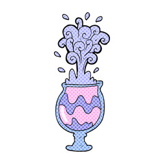 freehand drawn cartoon weird cocktail