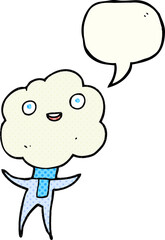 cute cloud head creature