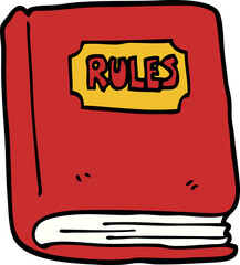 cartoon doodle rule book