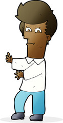 cartoon man gesturing wildly
