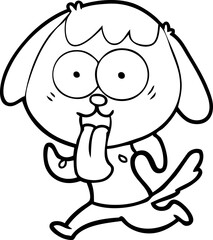 cute cartoon dog