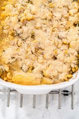 Macaroni and cheese with broccoli