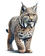 Obraz premium Illustration of a Bobcat
