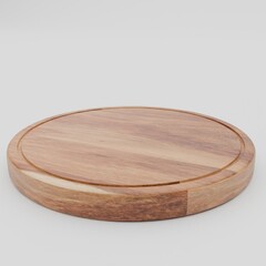 cutting board isolated on white background