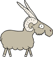 cartoon goat
