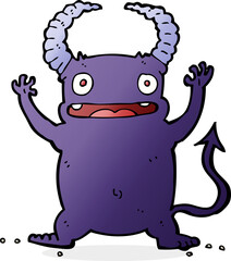 cartoon little devil