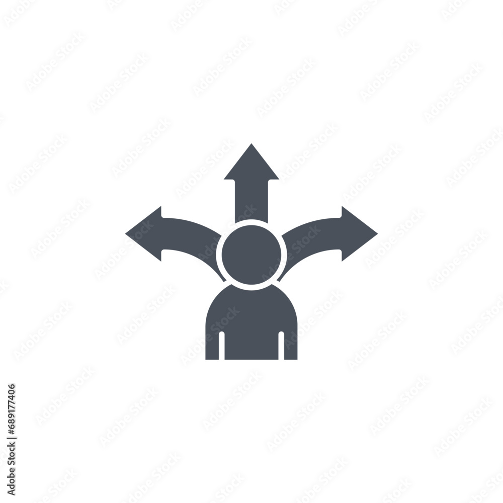 Poster vector sign of the abilities symbol isolated on a white background. icon color editable.