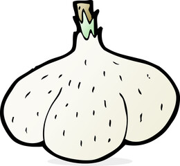 cartoon garlic