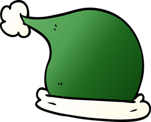 cartoon doodle christmas hats