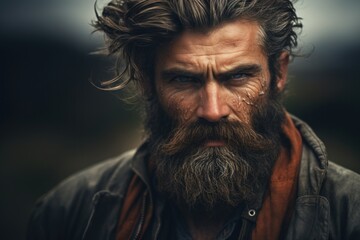 Obraz premium portrait of a man with beard