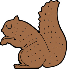 cartoon squirrel