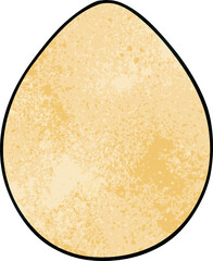 hand drawn quirky cartoon egg