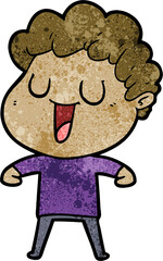 laughing cartoon man