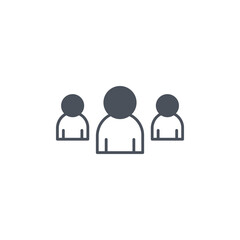 Vector sign of the leadership symbol isolated on a white background. icon color editable.