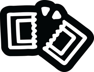 movie ticket icon symbol