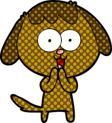 cute cartoon dog