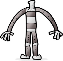cartoon robot body (mix and match cartoons or add own photo head)