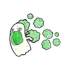 cartoon spooky ghost