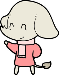 cute cartoon elephant
