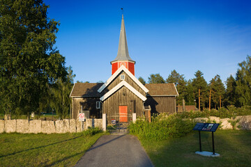 Fototapeta na wymiar Flesberg stave church, Norway