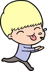 cartoon rude man