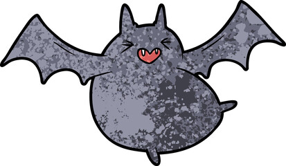 spooky cartoon bat