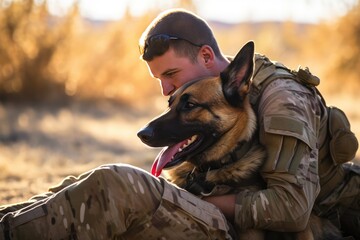 Soldier Finds Solace In Reunion With Beloved Dog