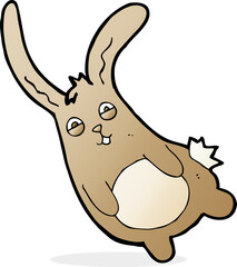 funny cartoon rabbit