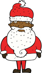 cartoon santa claus