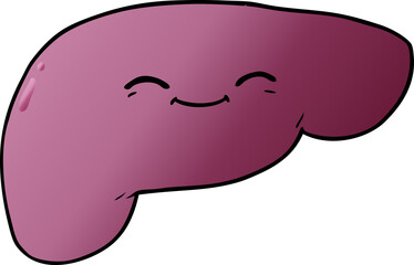 cartoon liver