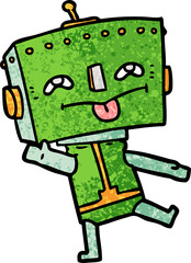 cartoon robot