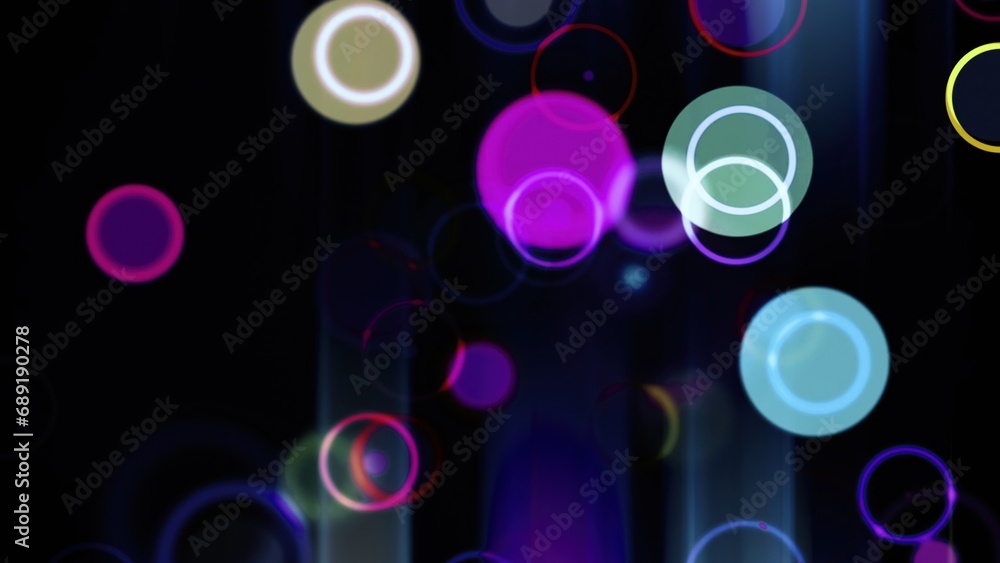 Poster abstract stroke particles. computer generated 3d render