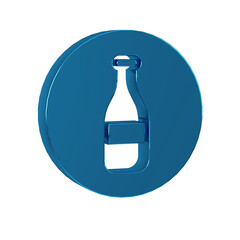 Blue Bottle icon isolated on transparent background.