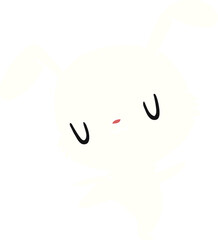 cartoon illustration kawaii cute furry bunny