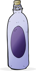 cartoon traditional bottle