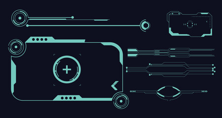 Vector Graphic Assets Set. Bold modern Shapes for Posters Template, flyers, clothes, social media, graphic design, sticker, In Y2k style, Futuristic, Anti-design, Digital Collage, Retro Futurist.