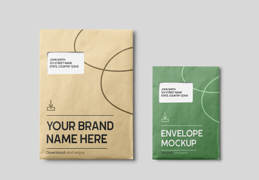 Corporate Envelope Mockup