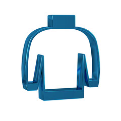 Blue Sweater icon isolated on transparent background. Pullover icon. Sweatshirt sign.