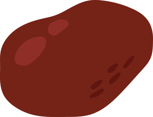 Cute hand drawn potato. Vegan