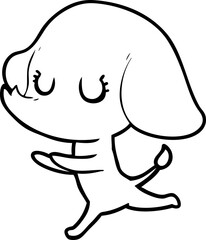 cute cartoon elephant