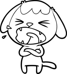 cute cartoon dog