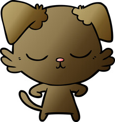 cute cartoon dog
