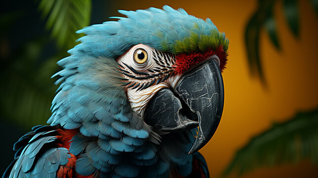 parrot photo, generative ai