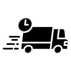 Rapid Delivery icon line vector illustration