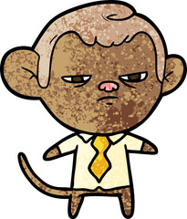 Obraz premium cartoon monkey