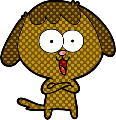 cute cartoon dog