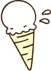 Ice Cream Chalk Drawing
